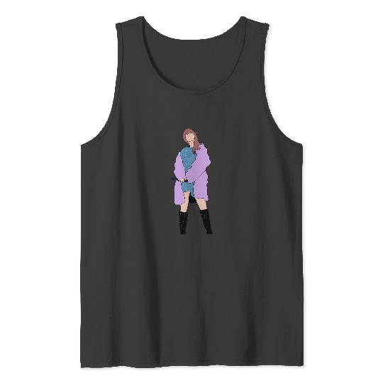 Eras Tour Outfit: Lavender Haze ( Blue Edition) Tank Tops