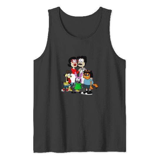 Garfield Bob's Burgers Tank Tops