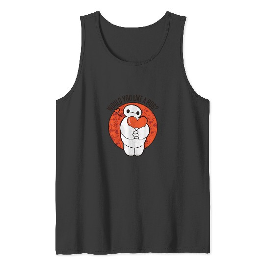 Disney Big Hero 6 Valentines Day Baymax Hug Hear Tank Tops