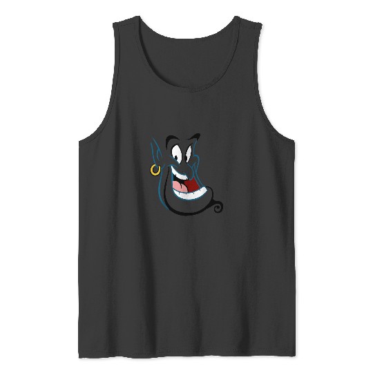 Disney Aladdin Genie Big Face Costume Tank Tops