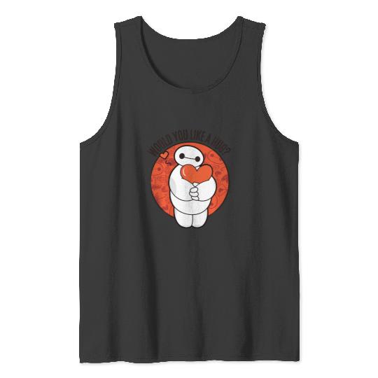 Disney Big Hero 6 Baymax Hug Valentine'S Tank Tops