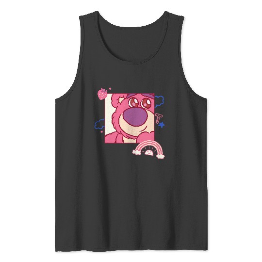 Disney and Pixar’s Toy Story Lotso Bear Fluffy Rainbows Cute Tank Tops
