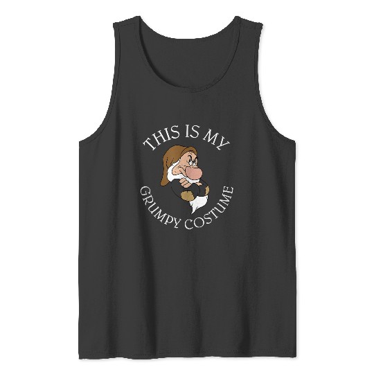 Disneyss Snow White Grumpy Halloween This Is My Costume Tank Tops