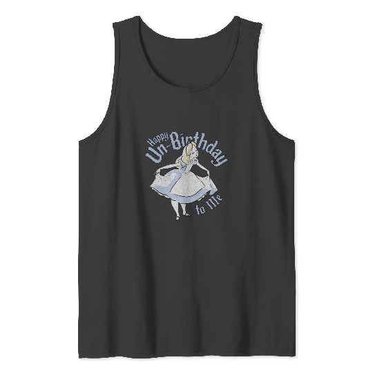 Disney Alice In Wonderland Alice Happy Un-Birthday To Me Tank Tops