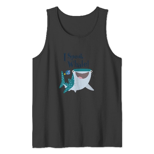 Disney Pixar Finding Dory Destiny amp; Dory I Speak Whale Logo Tank Tops
