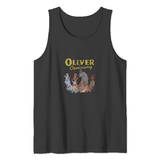 Disney Oliver And Company Group Shot  Portrait Tank Tops
