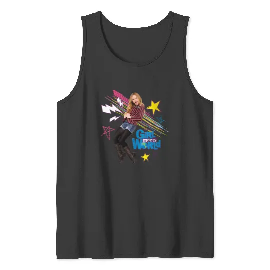 Disneyss Channel Girl Meets World Maya Hart Character Art Vneck Tank Tops