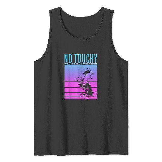 Disneyss The Emperor New Groove No Touchy Graphic Tank Tops