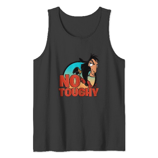 Disneyss Emperor New Groove No Touchy Smirky Graphic Tank Tops