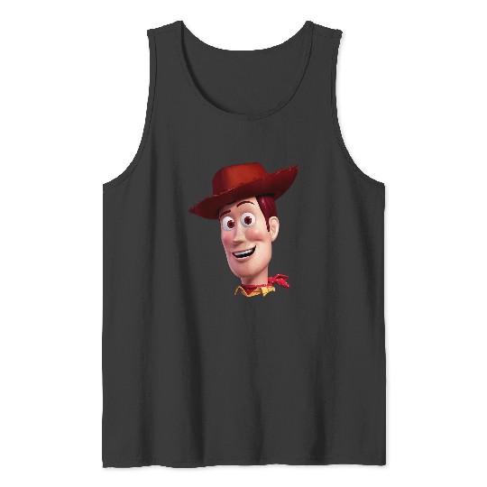 Disneyss Pixars Toy Story Woody Big Faces Tank Tops