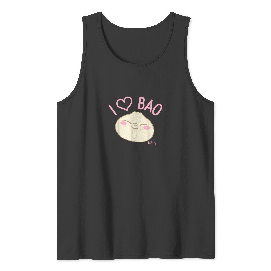 Disney Pixar Bao I Heart Bao Smiling Dumpling Tank Tops