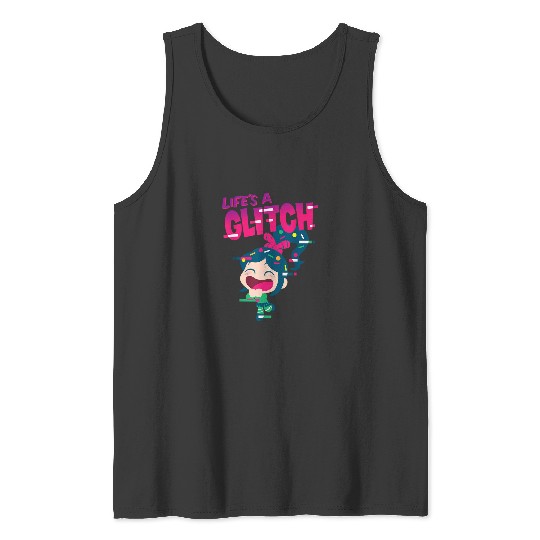 Disney Ralph Breaks the Internet Vanellope Glitc Tank Tops