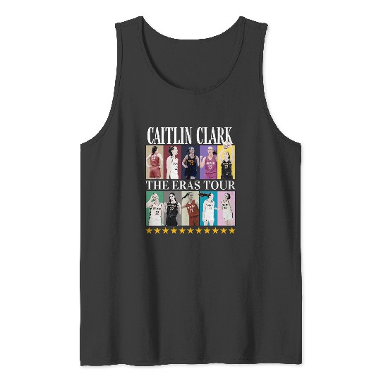 Discover Indiana Caitlin Clark 22 The Eras Tour Women Basketball TShirt - 1 Tank Tops
