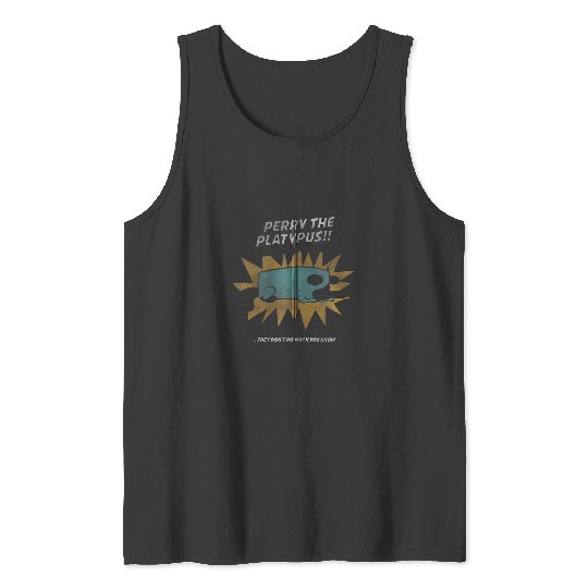 Disneys phineas and ferb perry platypus zip Tank Tops