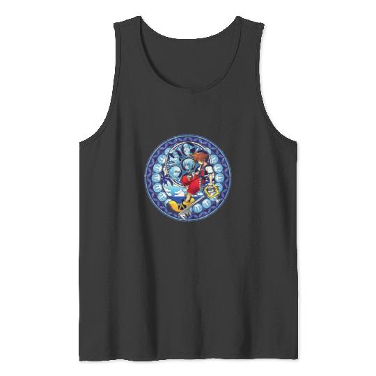 Disney Kingdom Hearts Sora Stained Glass Tank Tops