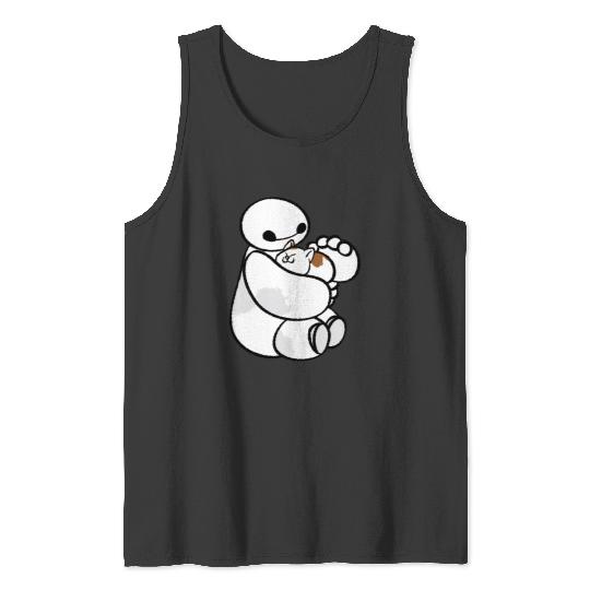 Disney Big Hero 6 Baymax Cat Cute Portrait Tank Tops