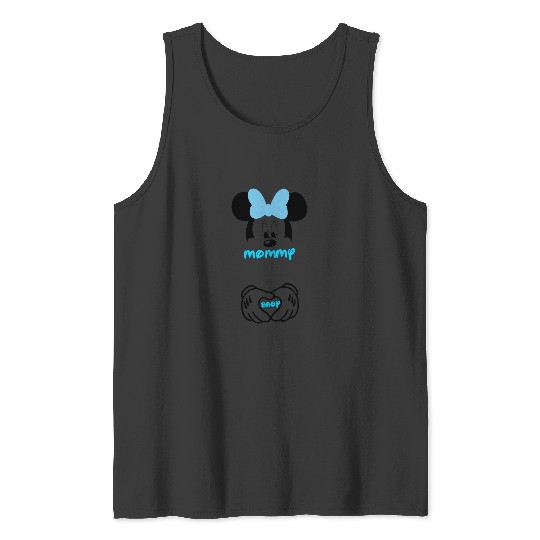 Minnie Mouse Mommy and Baby Maternity  -Disney Pregnancy - Pregnancy  - Bump  - - Disney  - Disneyland - Disney World 4 Tank Tops