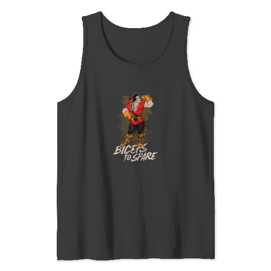Disney Beauty And The Beast Gaston Biceps To Spare Tank Tops