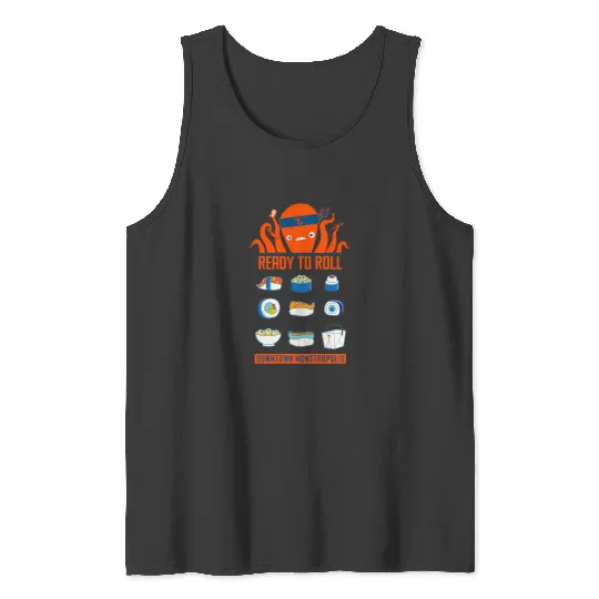 Disney And Pixars Monsters Inc. Harryhausens Sushi Tank Tops