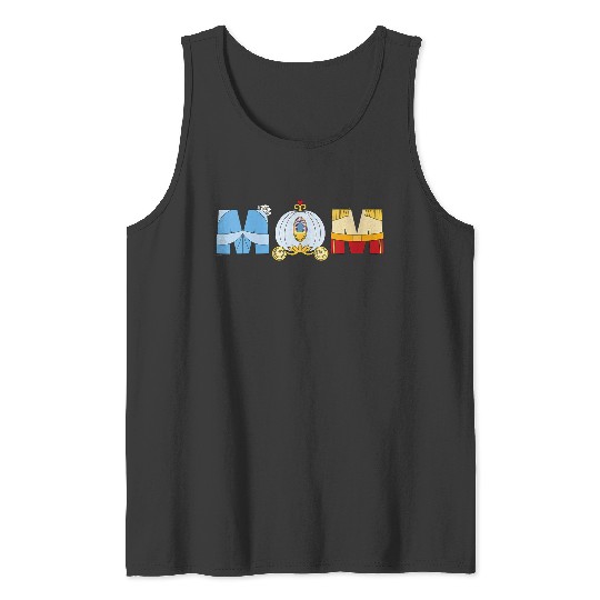 Disneyss Cinde Letters Mothers Day Birthday Best Mom Tank Tops