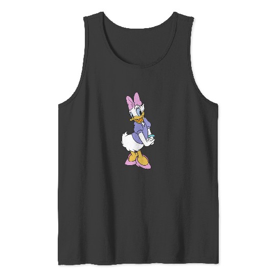 Womens Disney Mickey And Friends Daisy Duck Traditional Portrait V-Neck Tank Tops