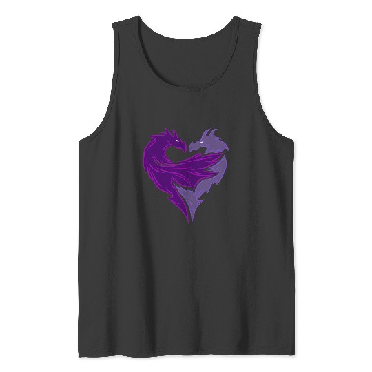 Disney Descendants 2 Mal Dragon Tank Tops