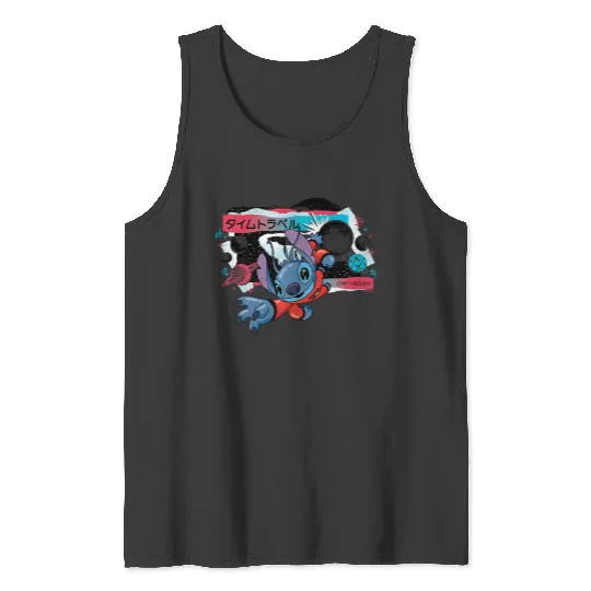 Disney Lilo & Stitch Techno Time Travel Earthbound Premium Tank Tops