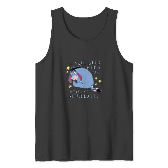 Disneys winnie pooh eeyore not much of a tail v2 pullover Tank Tops