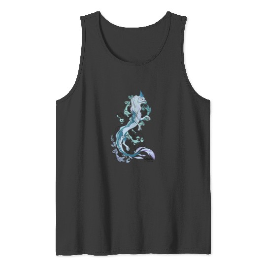 Womens Disney Raya And The Last Dragon Sisu Waves V-Neck Tank Tops