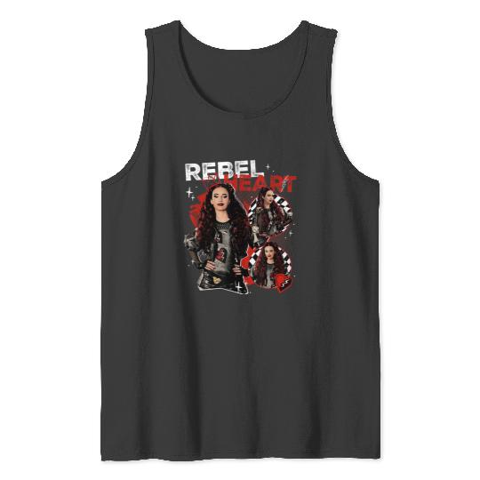 Disney Descendants The Rise Of Red Rebel At Heart Big Logo Tank Tops