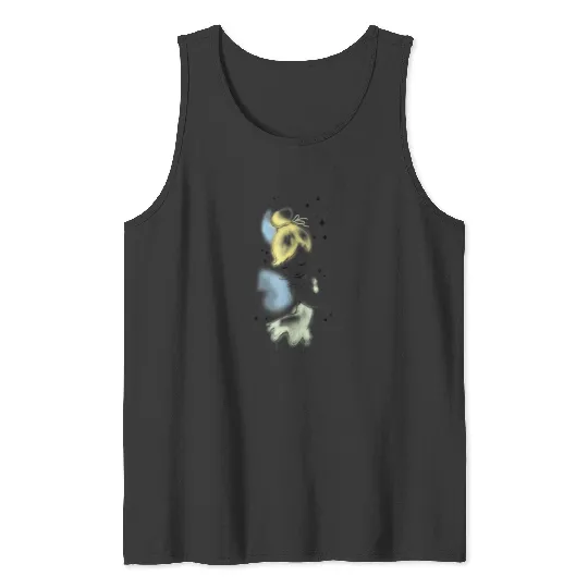 Disneys peter pan tinkerbell airbrush style sketch Tank Tops