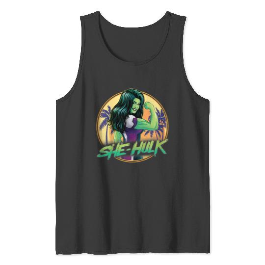 Marvels Studios She hulk Disneyss Plus Flex Tank Tops