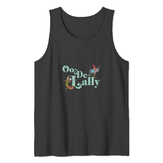 Disney Robin Hood OoDeLally Iconic Quote Chest Text Logo Tank Tops