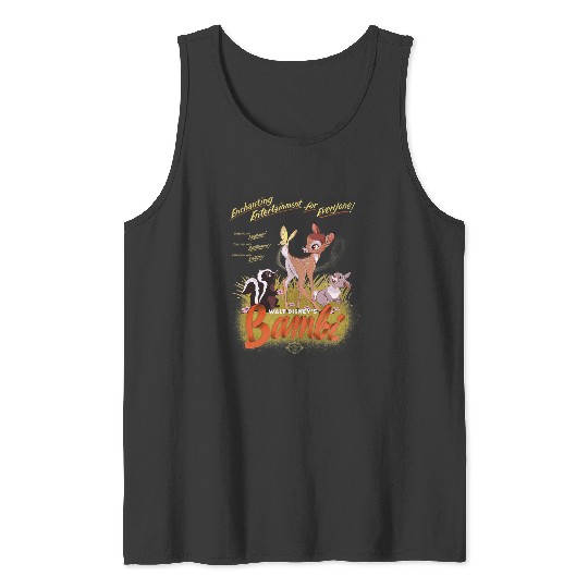 Disney Bambi Enchanting Entertainment For Everyone Retro Tank Tops