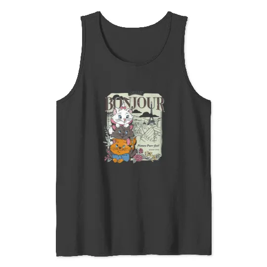 Disney The Aristocats Bonjour Tank Tops