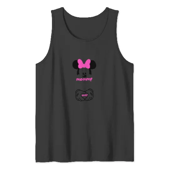 Minnie Mouse Mommy and Baby Maternity  -Disney Pregnancy - Pregnancy  - Bump  - - Disney  - Disneyland - Disney World 1 Tank Tops