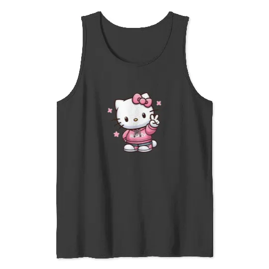 Hello Kitty , Hello Kitty, Hello Kitty , Hello Kitty ,  Disney Family Tank Tops
