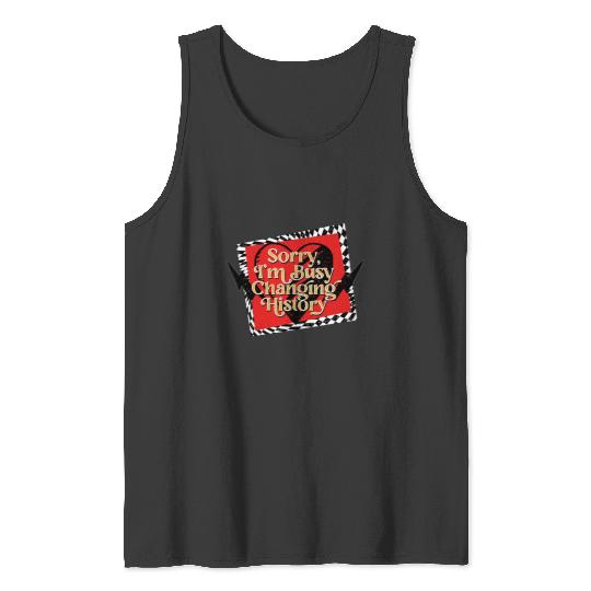 Disney Descendants 4 The Rise of Red Busy Changing History Tank Tops