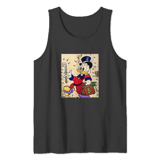 Scrooge McDuck  11SALE!! Mickey Retro Disney Shirt, Mickey Checkered Shirt, Vintage Disney, Retro Mickey, Mickey Gift S-5XL Tank Tops