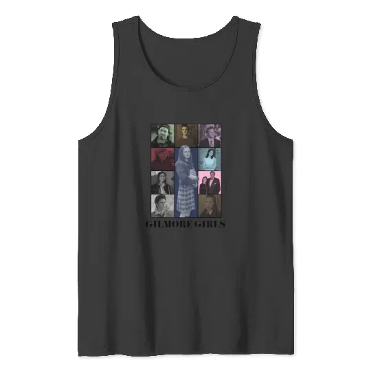 Gilmore Girls Eras Tour Poster (Black Print) Tank Tops