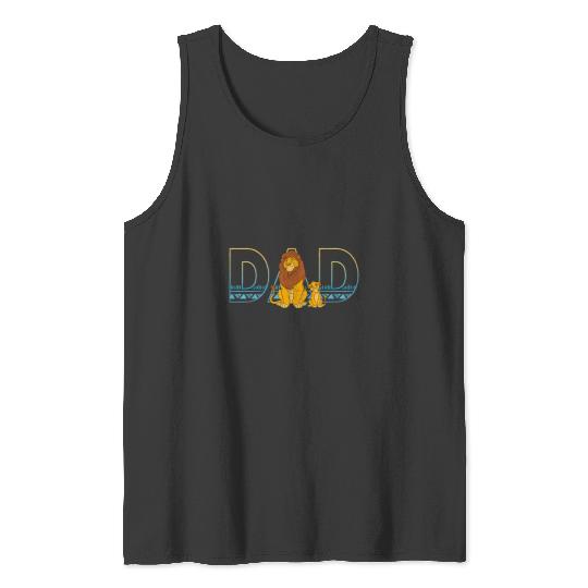 Disney The Lion King Simba And Mufasa Dad Tank Tops