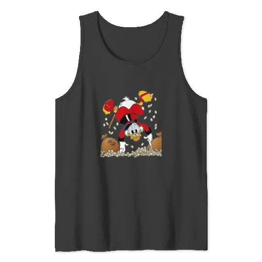 Scrooge McDuck  25SALE!! Mickey Retro Disney Shirt, Mickey Checkered Shirt, Vintage Disney, Retro Mickey, Mickey Gift S-5XL Tank Tops