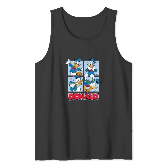 Disney - Donald Duck Grid Tank Tops