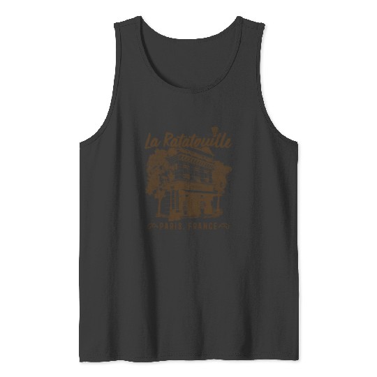 Disney Pixar Ratatouille Paris Tank Tops