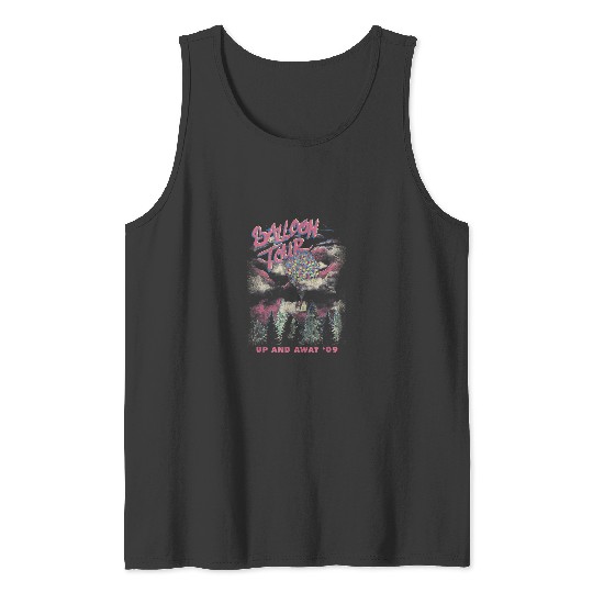 Disney Pixar Up Balloon Tour Concert Poster Tank Tops