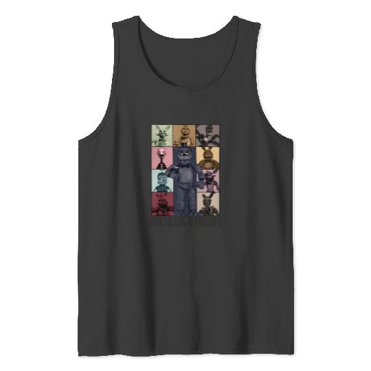 Five Nights At Freddys Eras Tour Tank Tops