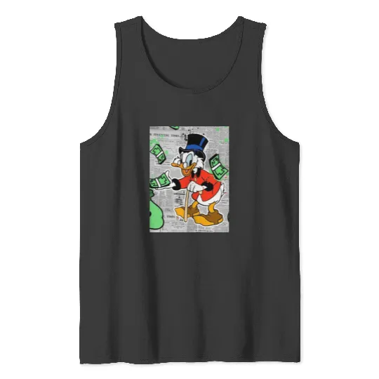 Scrooge McDuck  10SALE!! Mickey Retro Disney Shirt, Mickey Checkered Shirt, Vintage Disney, Retro Mickey, Mickey Gift S-5XL Tank Tops