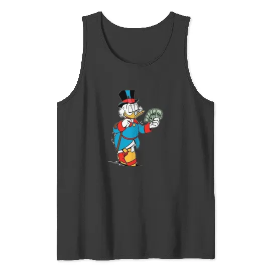 Scrooge McDuck  19SALE!! Mickey Retro Disney Shirt, Mickey Checkered Shirt, Vintage Disney, Retro Mickey, Mickey Gift S-5XL Tank Tops