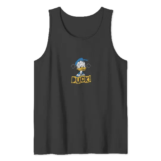 donald duck crazy design t-shirts  SALE!! Mickey Retro Disney Shirt, Mickey Checkered Shirt, Vintage Disney, Retro Mickey, Mickey Gift S-5XL Tank Tops