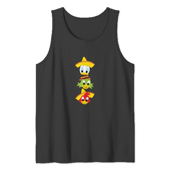 The Three Caballeros TShirt  SALE!! Mickey Retro Disney Shirt, Mickey Checkered Shirt, Vintage Disney, Retro Mickey, Mickey Gift S-5XL Tank Tops